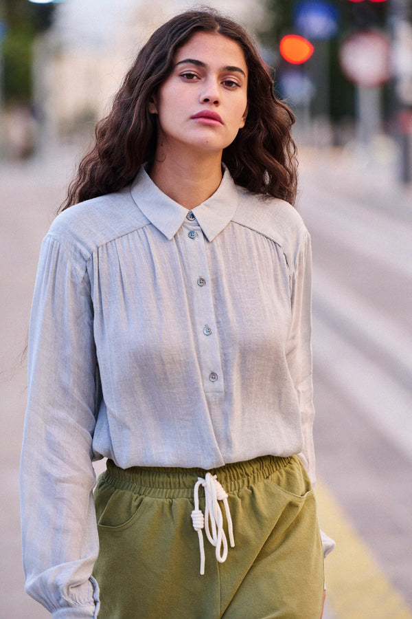 Chemise Cassy gris chiné
