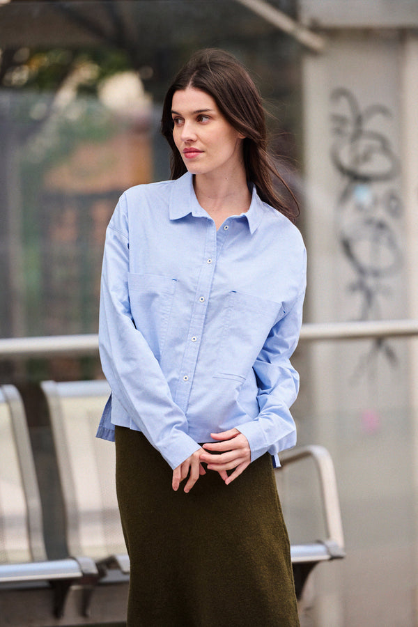 Chemise Chanez bleue