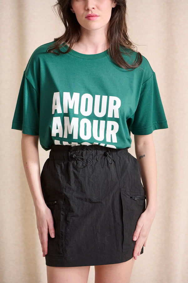T-shirt Trey Amour vert
