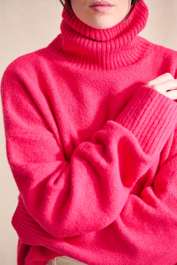 Pull Malo rose fuchsia