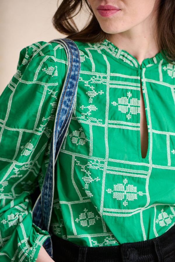 Blouse Baline verte