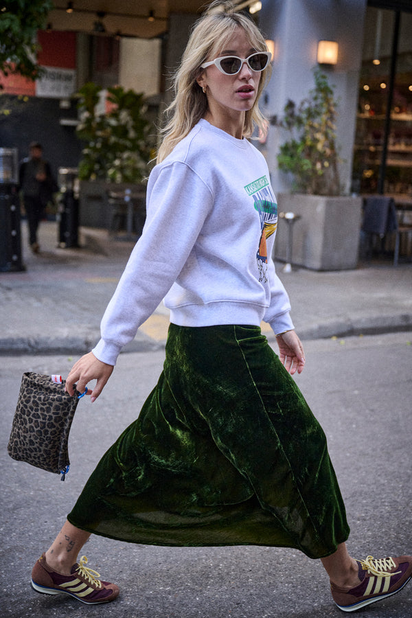 Jupe Justine verte