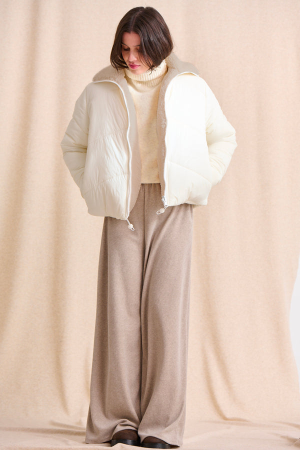 Doudoune Galon écrue