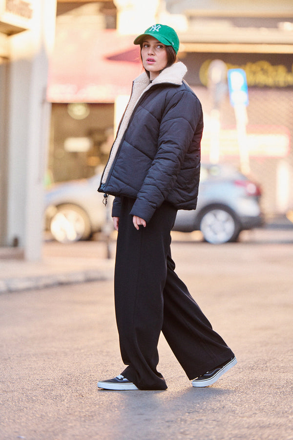 Doudoune Galon noire