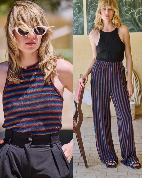 Ensemble en lurex pailleté