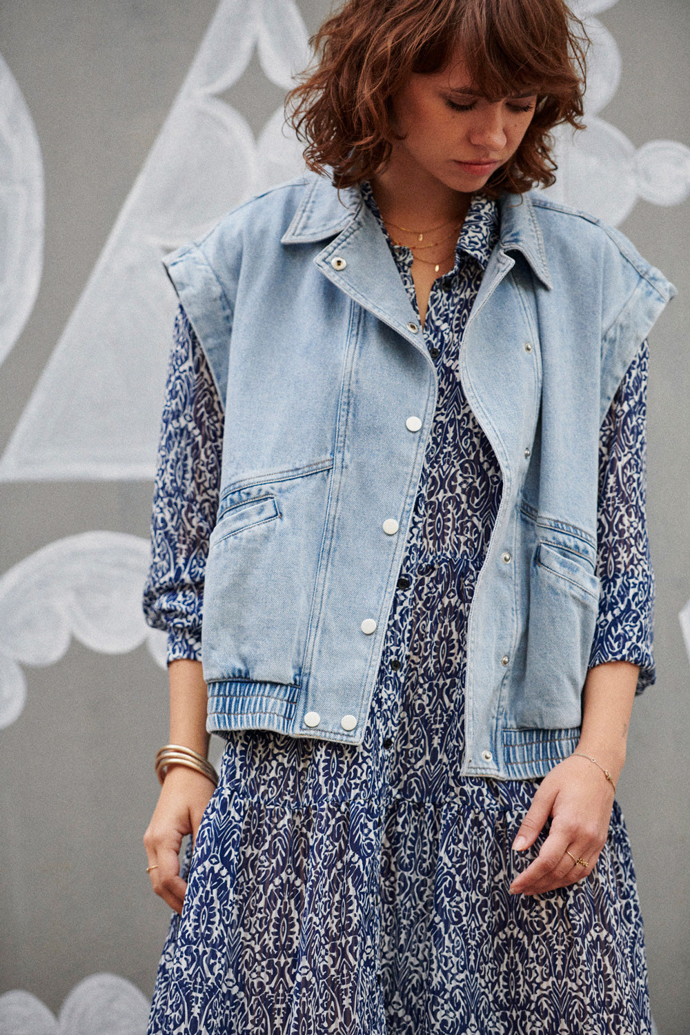 Veste en jean Vera