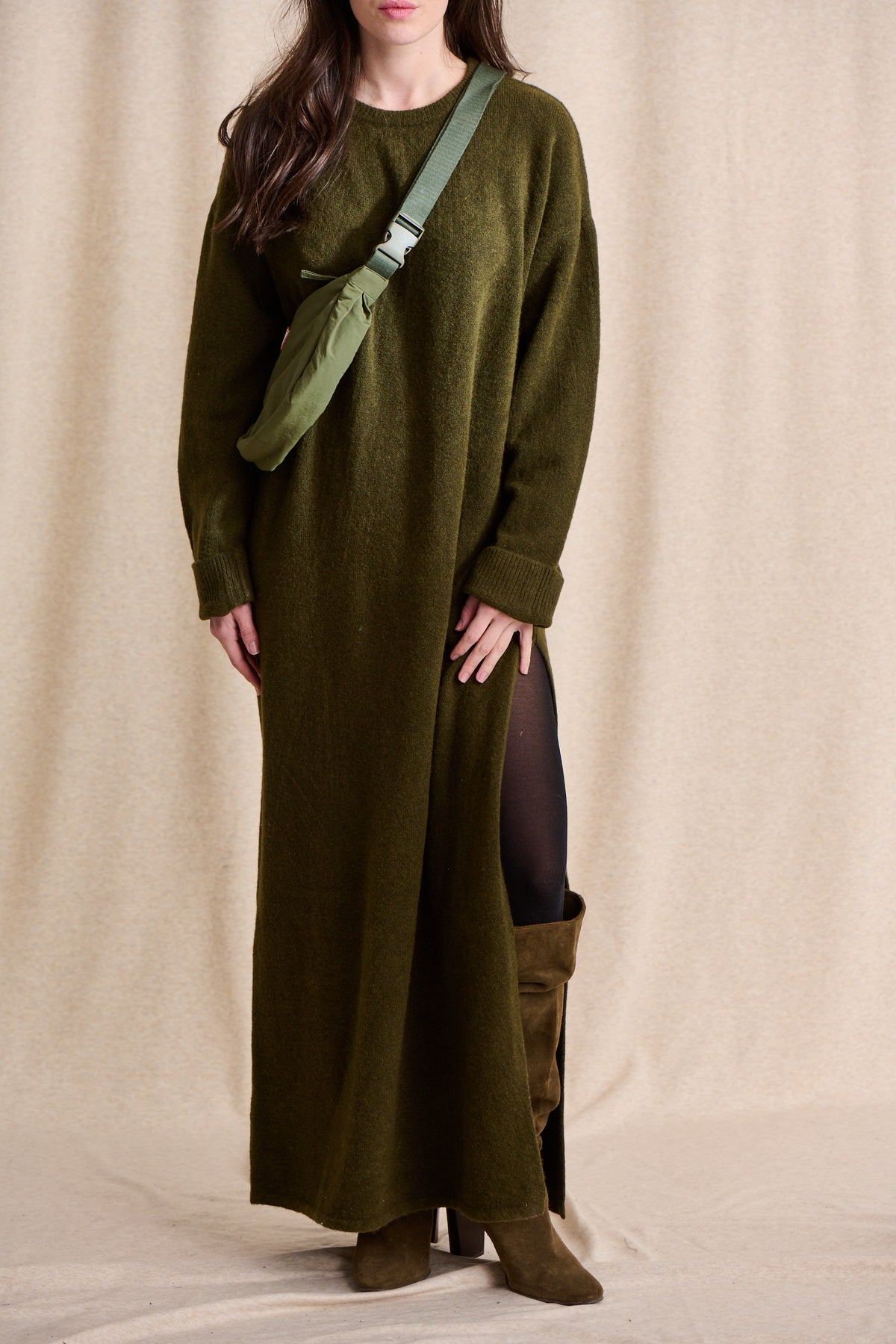 Khaki Alban Fanny Pack