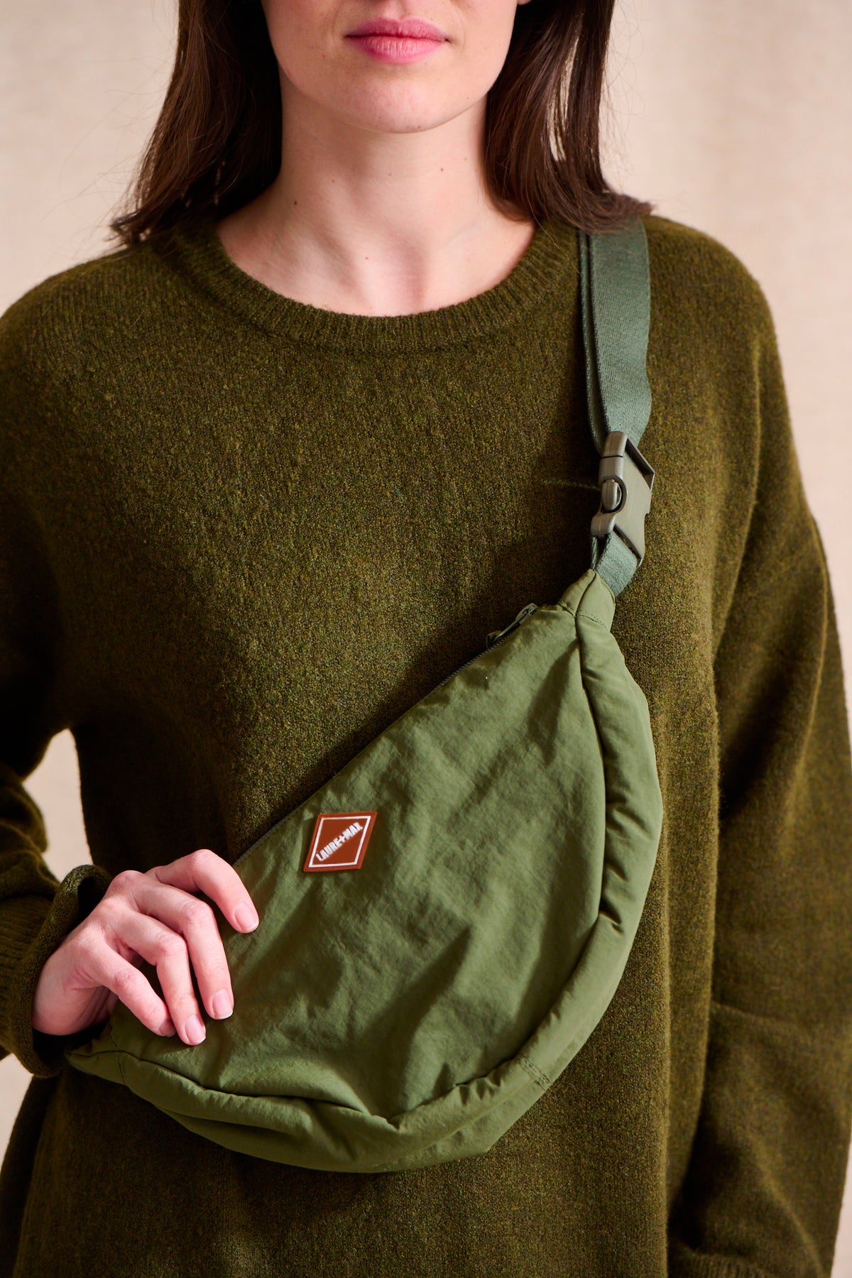 Khaki Alban Fanny Pack