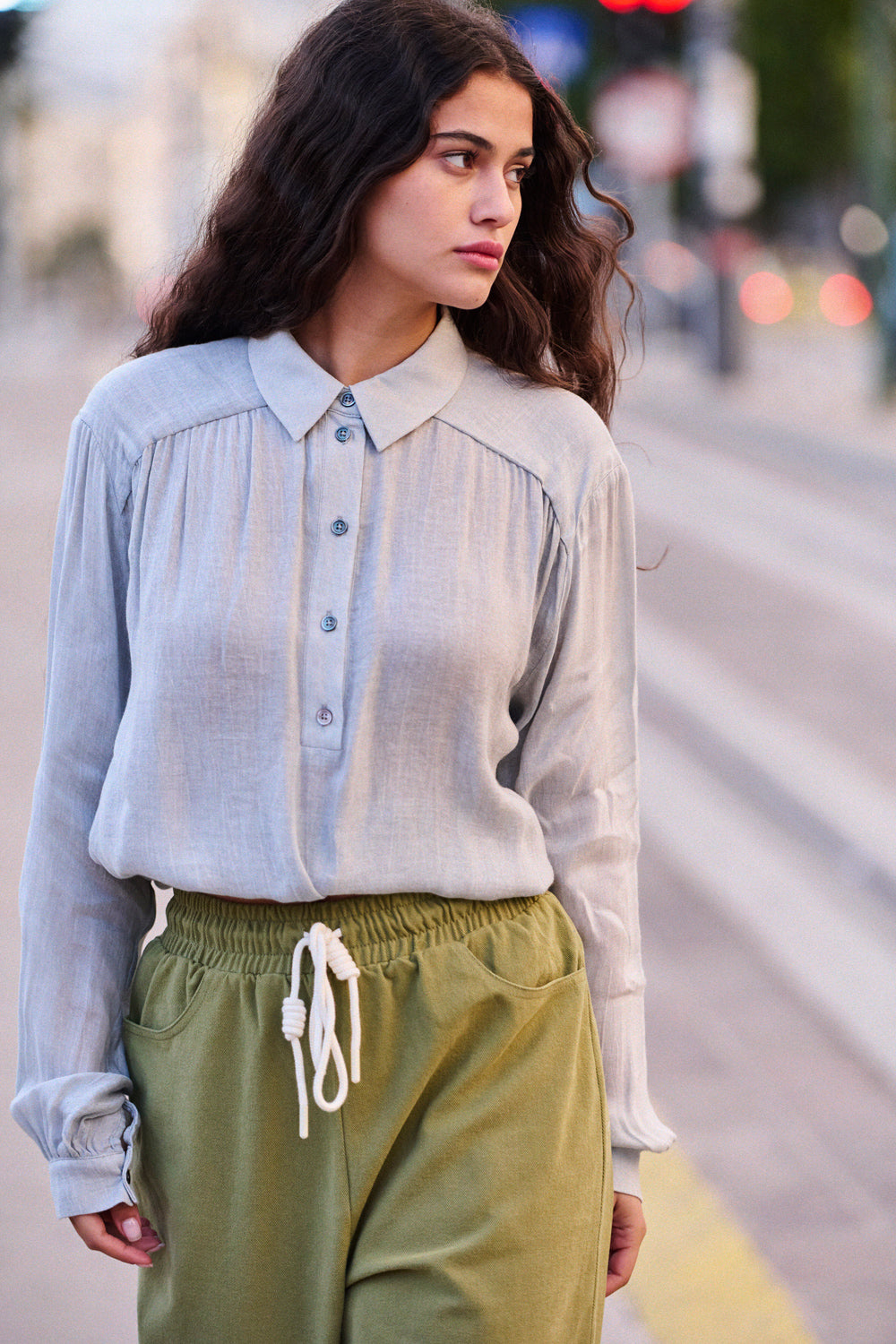 Chemise Cassy gris chiné
