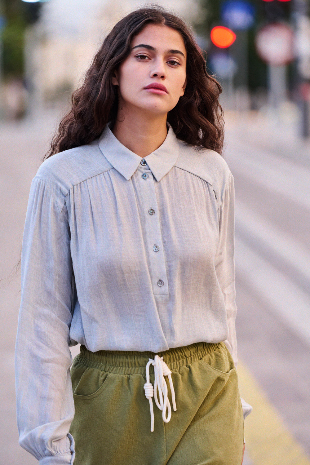 Chemise Cassy gris chiné