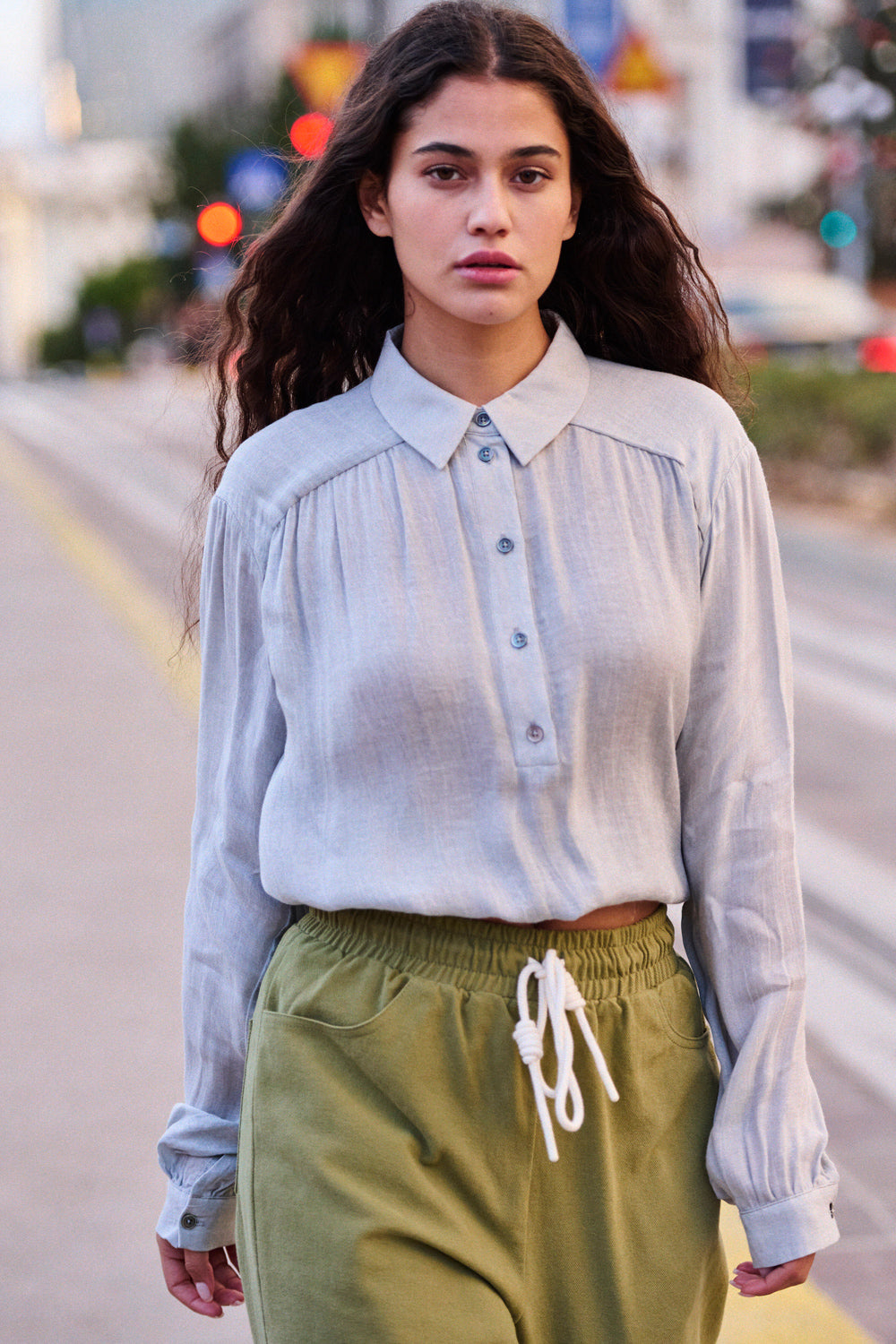 Chemise Cassy gris chiné