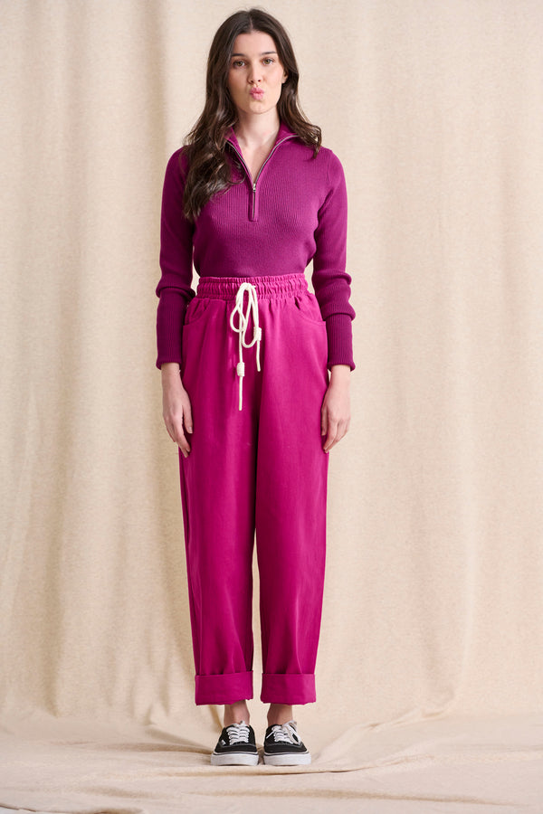 Pantalon Primo violet