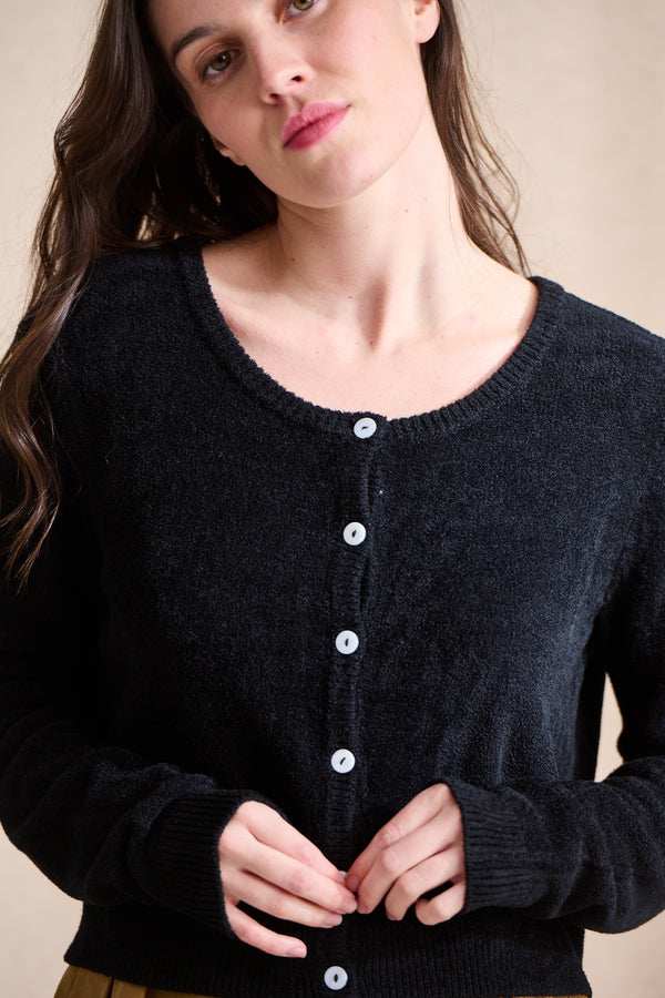 Gilet Lino noir
