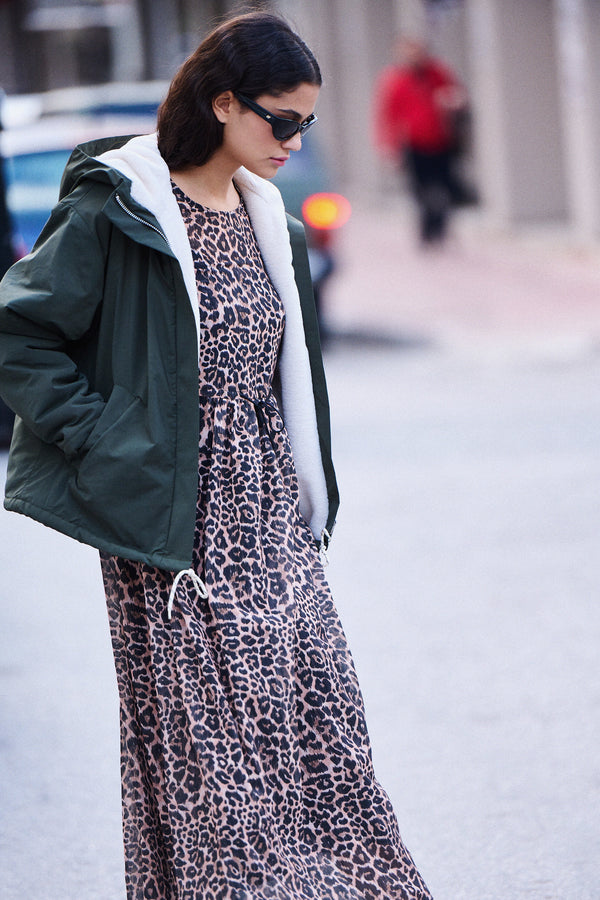 Robe Rosia en voile • Léopard