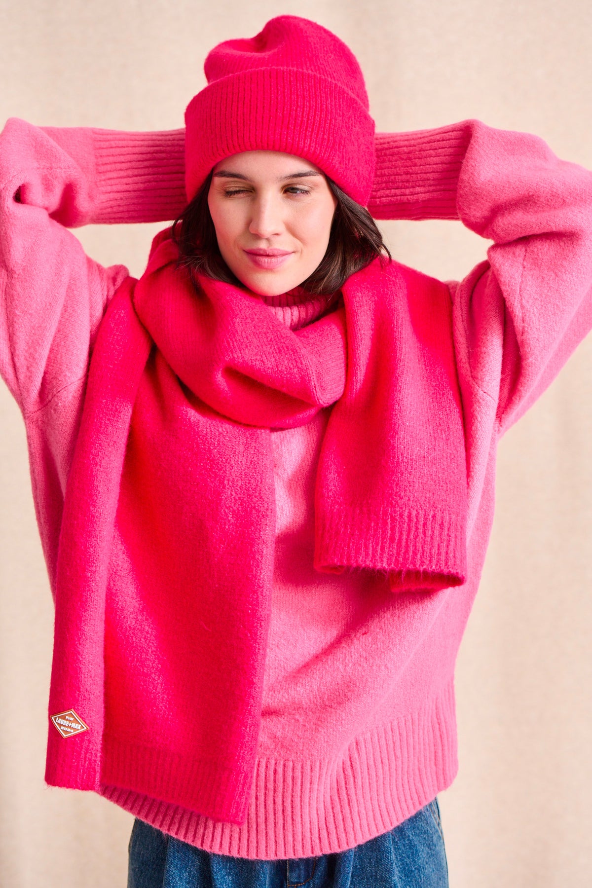 Bonnet Alessi rose fuchsia