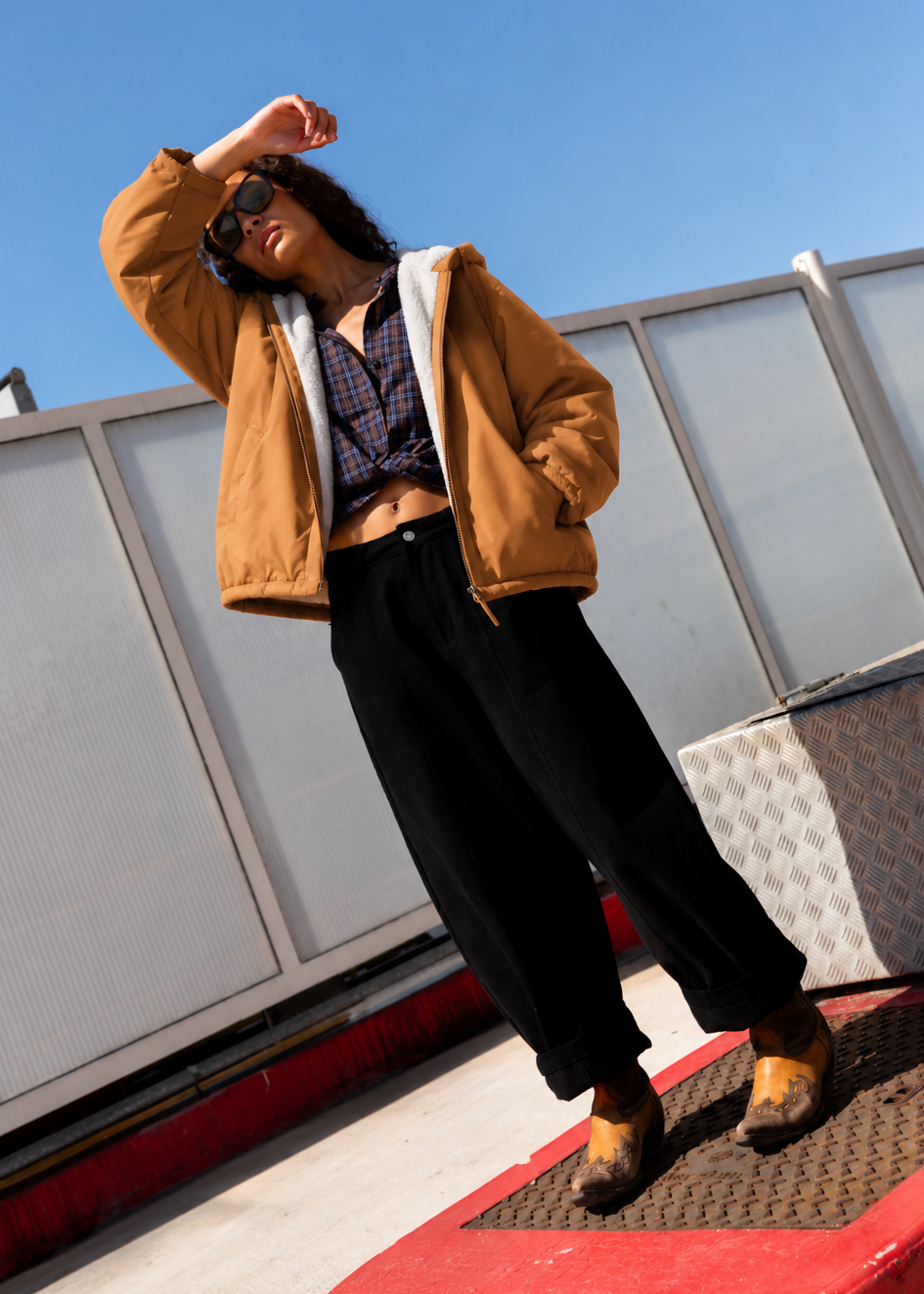 Parka Guzmania camel