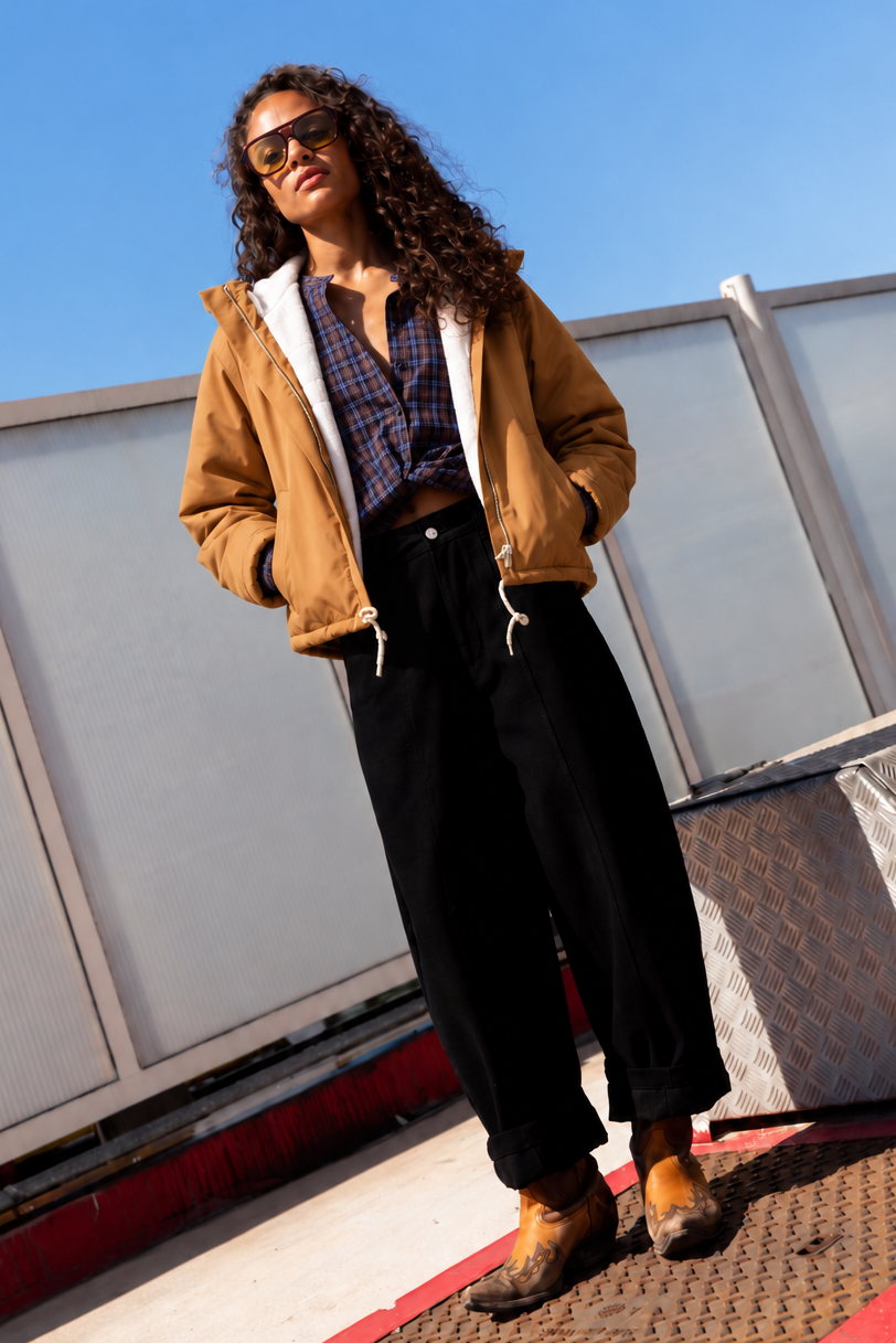 Parka Guzmania camel