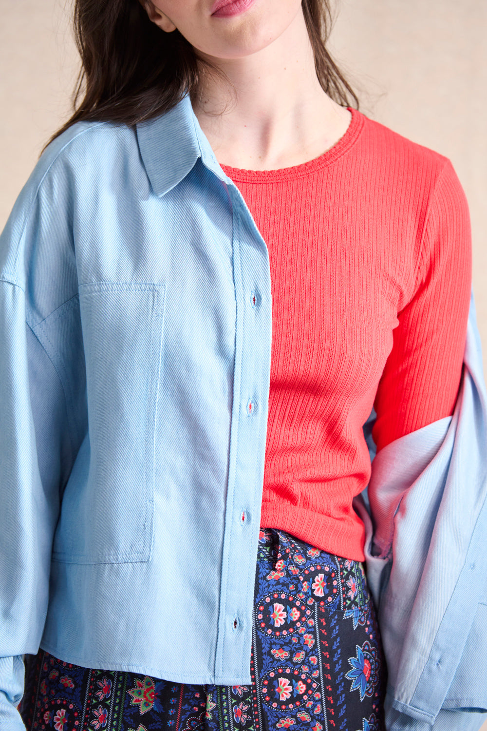 T-shirt Toan rouge