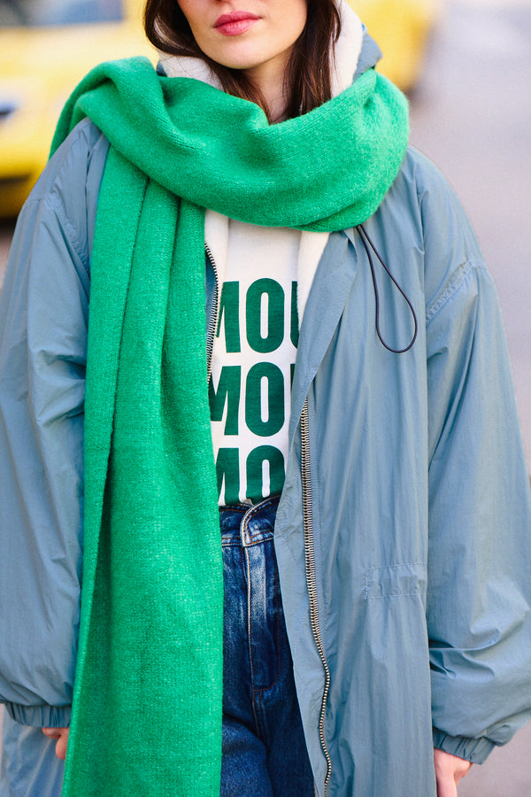 Parka Gilen bleu acier