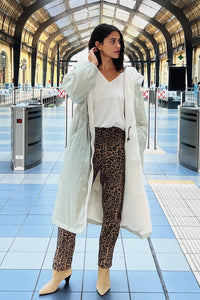 Parka Gilen vert d'eau