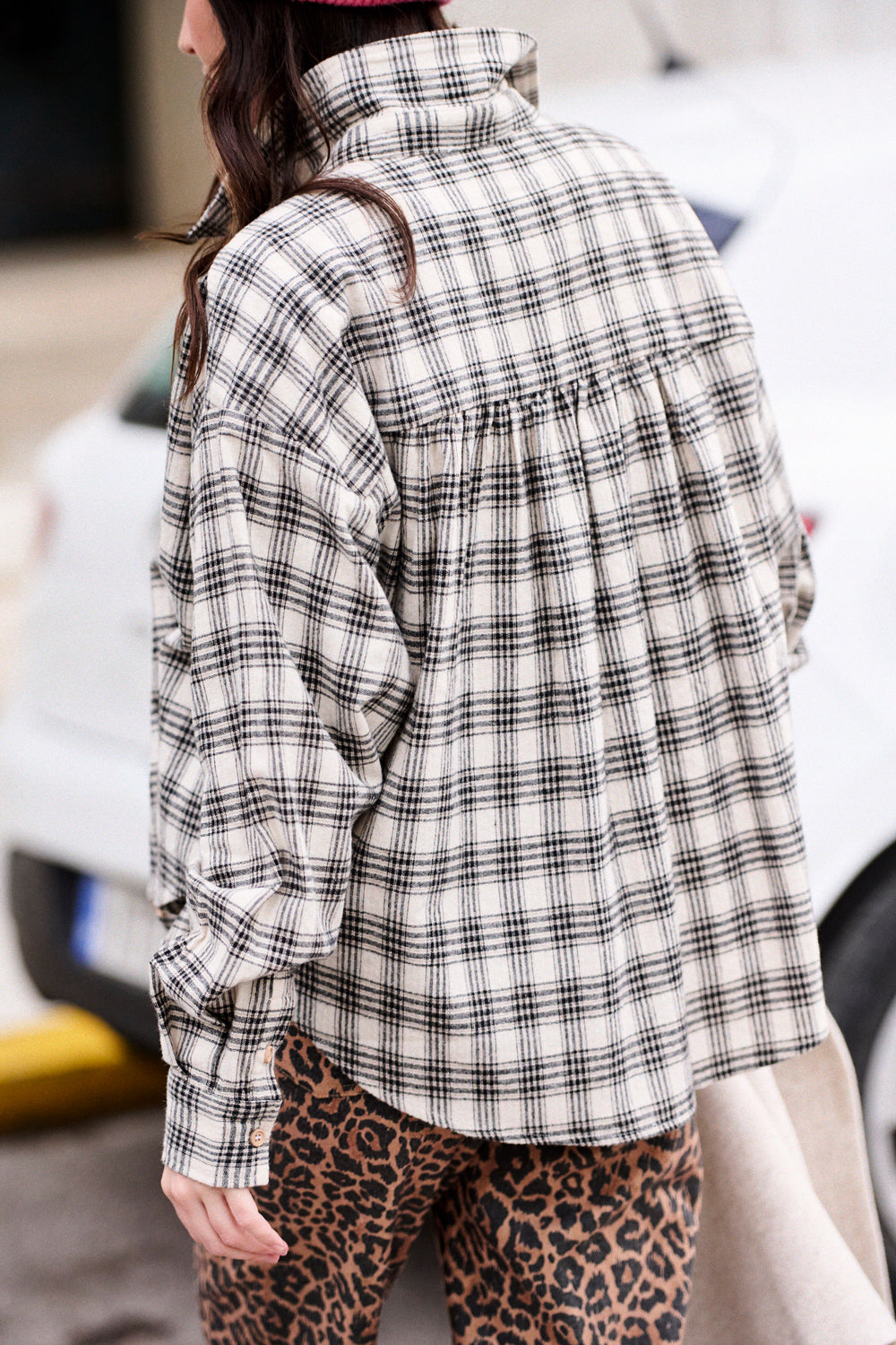 Chemise Cissé à carreaux