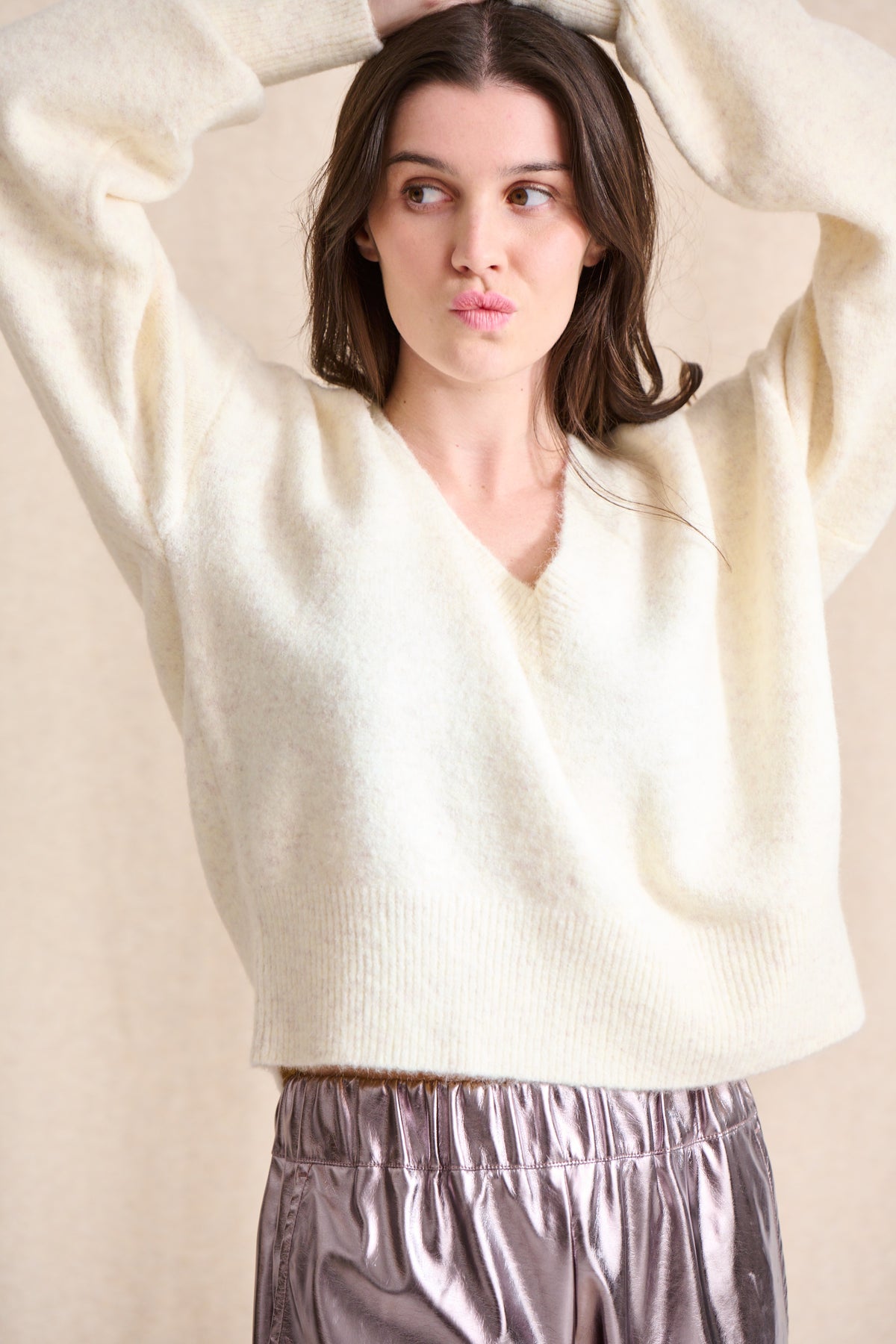 Pull Maggy blanc