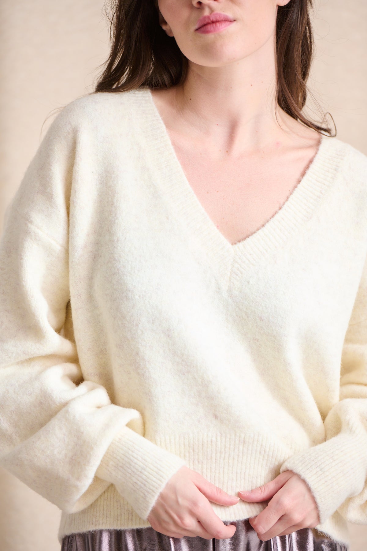 Pull Maggy blanc