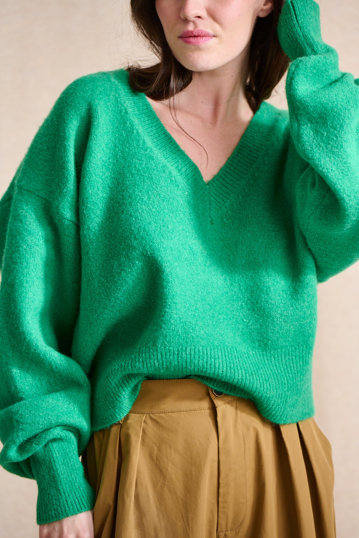 Pull Maggy vert