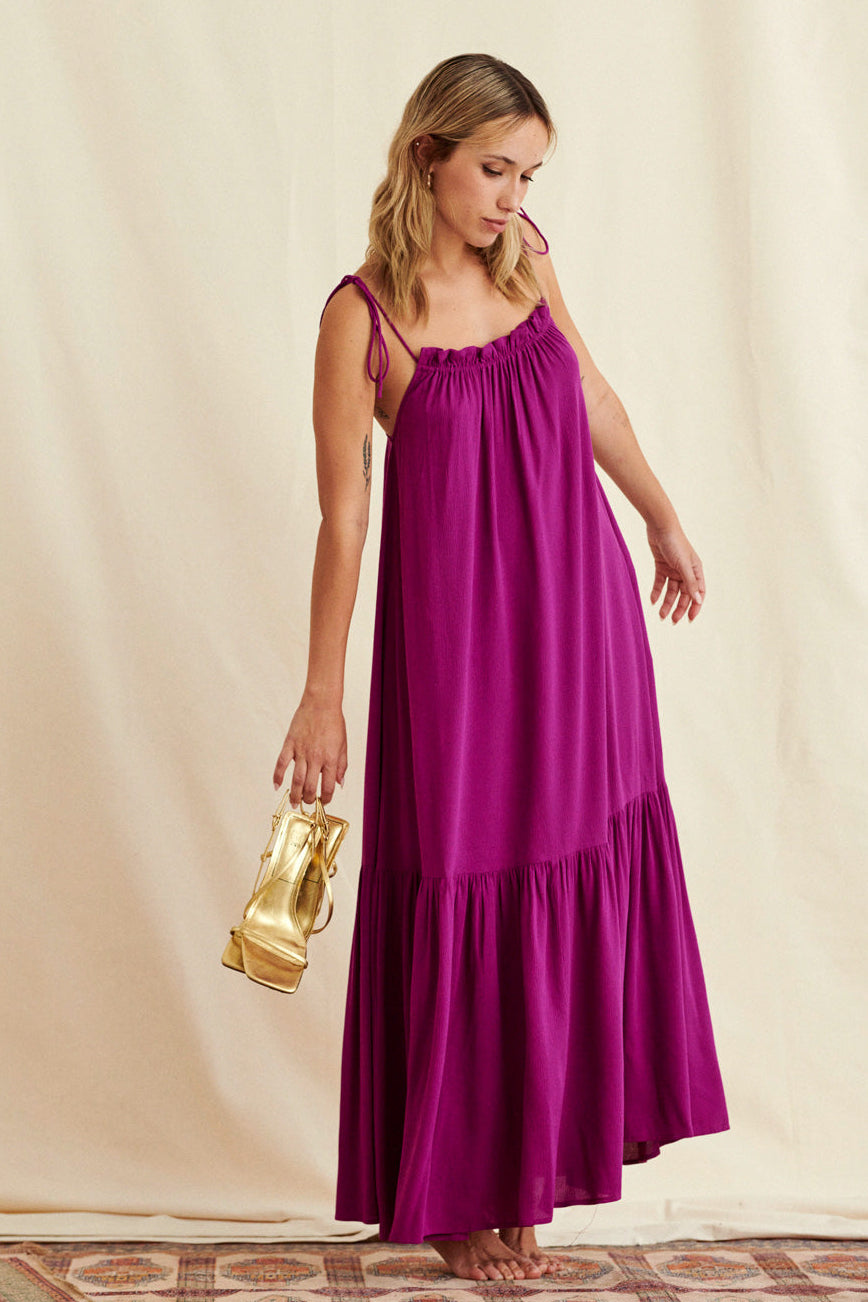 Robe Raja violette