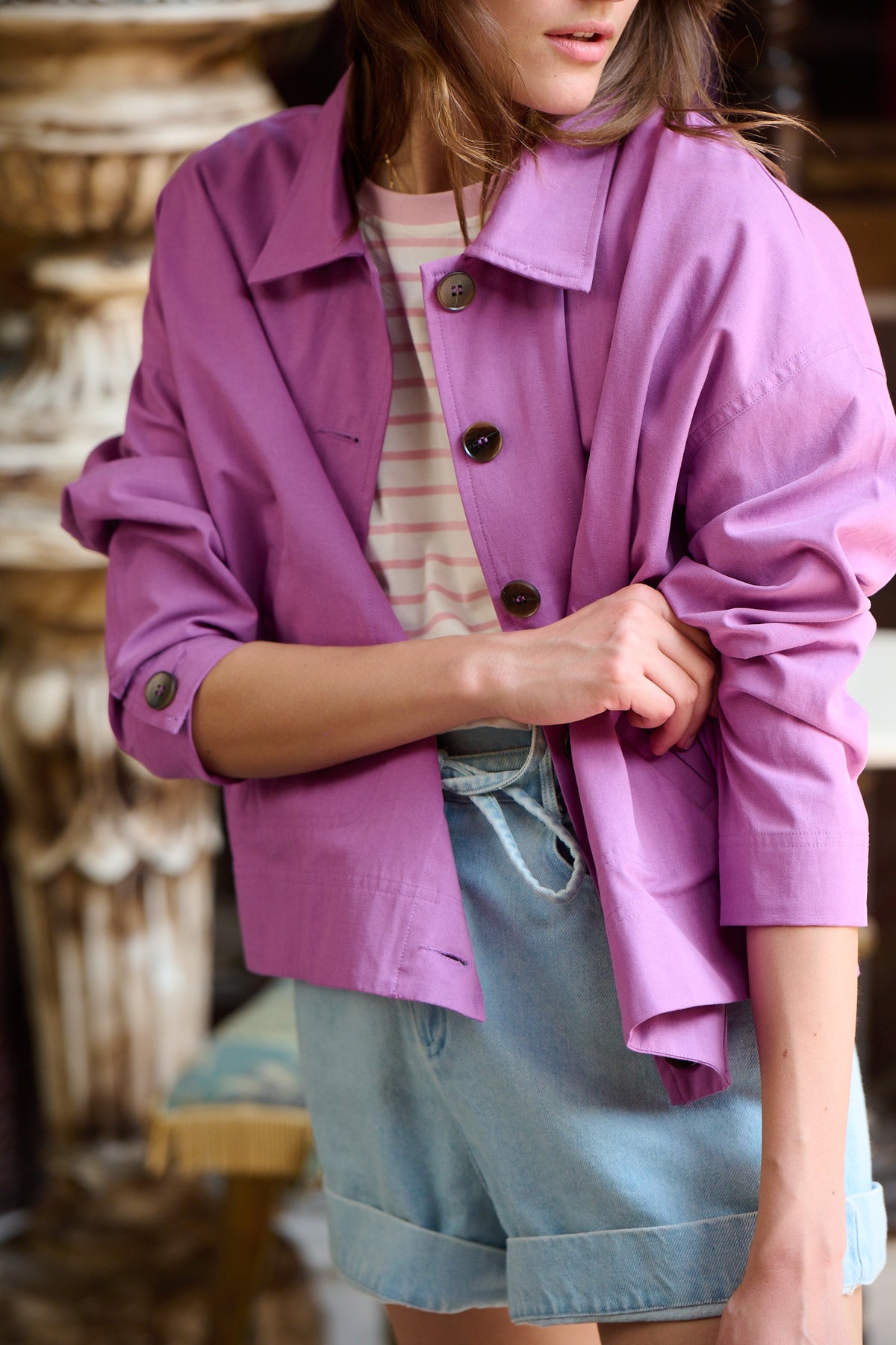 Veste Viky mauve