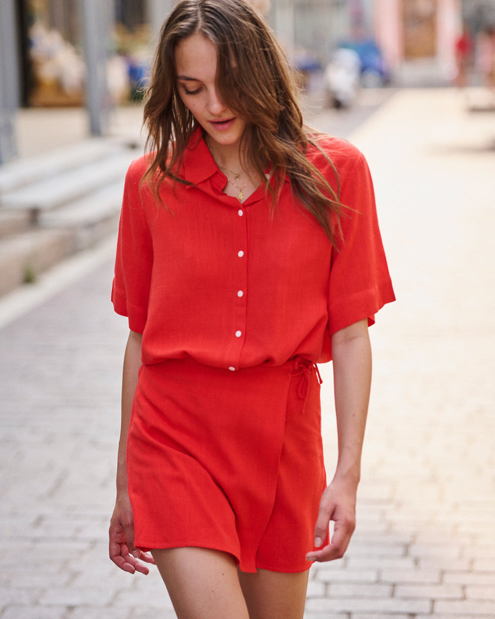 Jupe June rouge