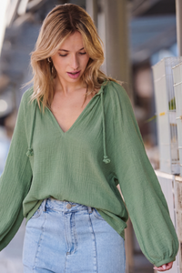 Blouse Baron verte