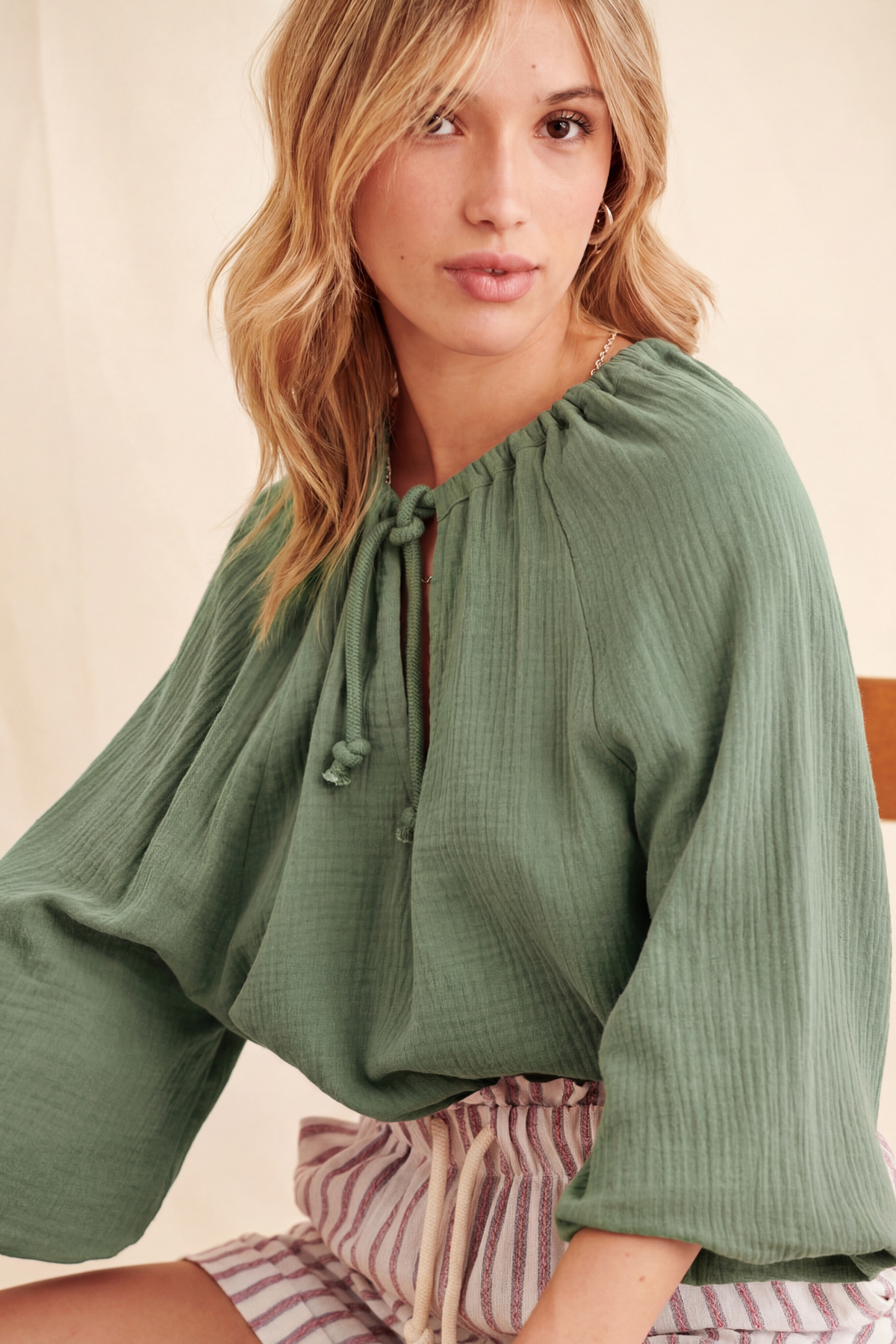 Blouse Baron verte