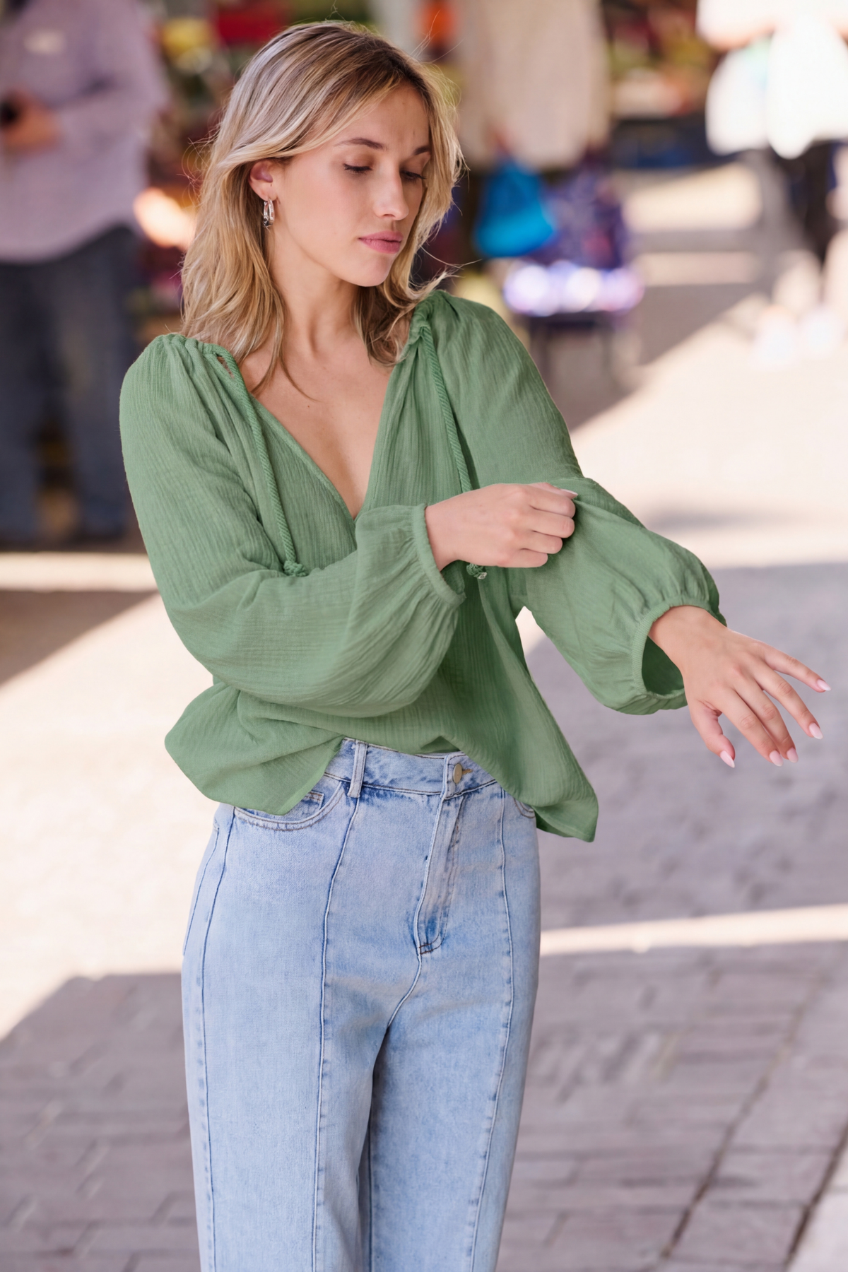 Blouse Baron verte