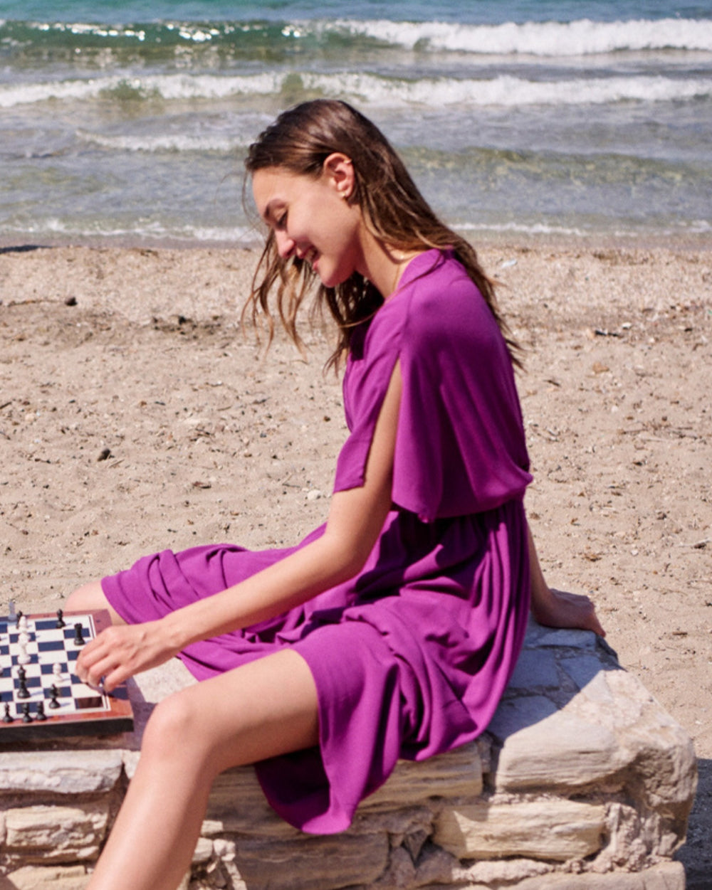 Robe Rokia violette