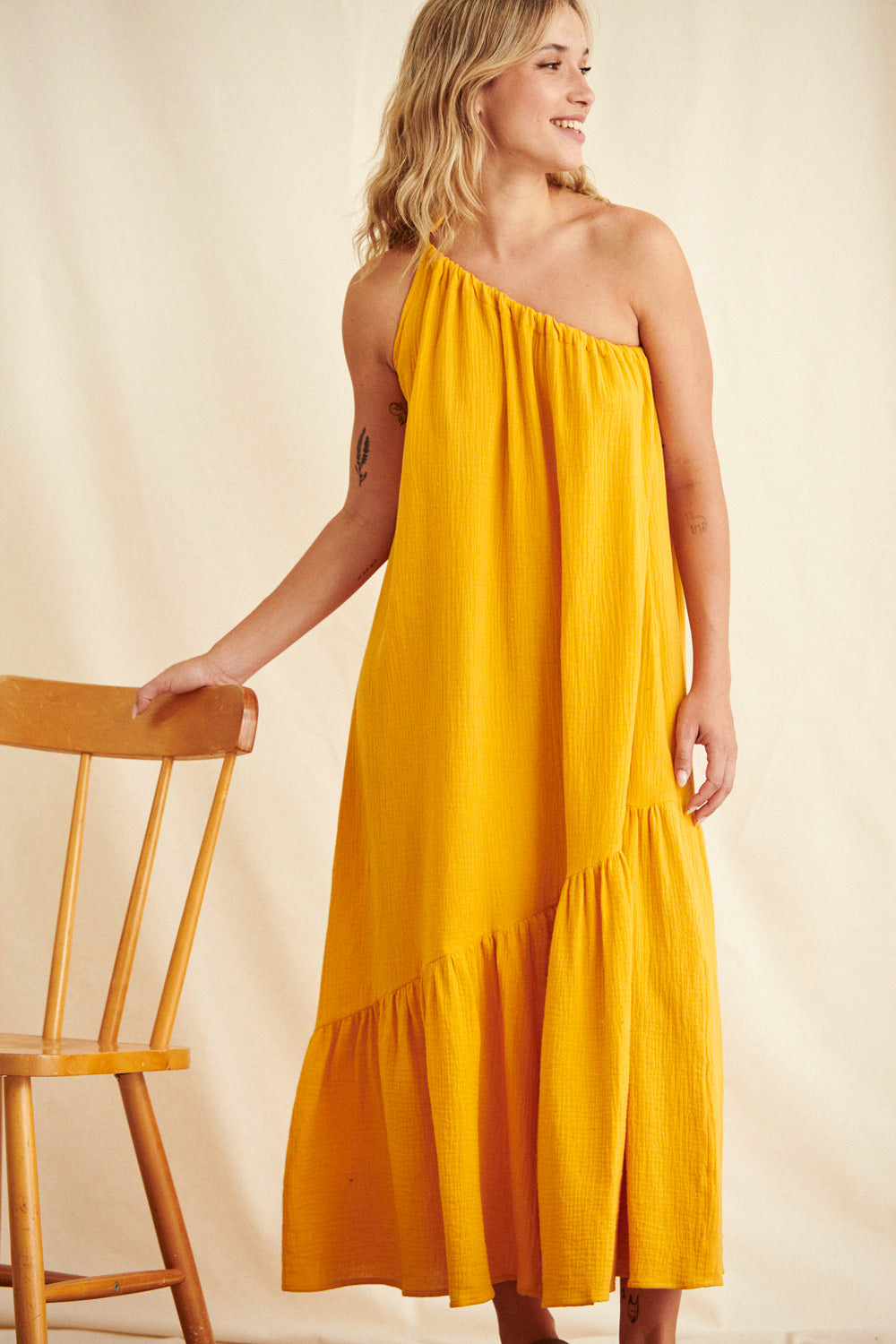 Robe Romana jaune