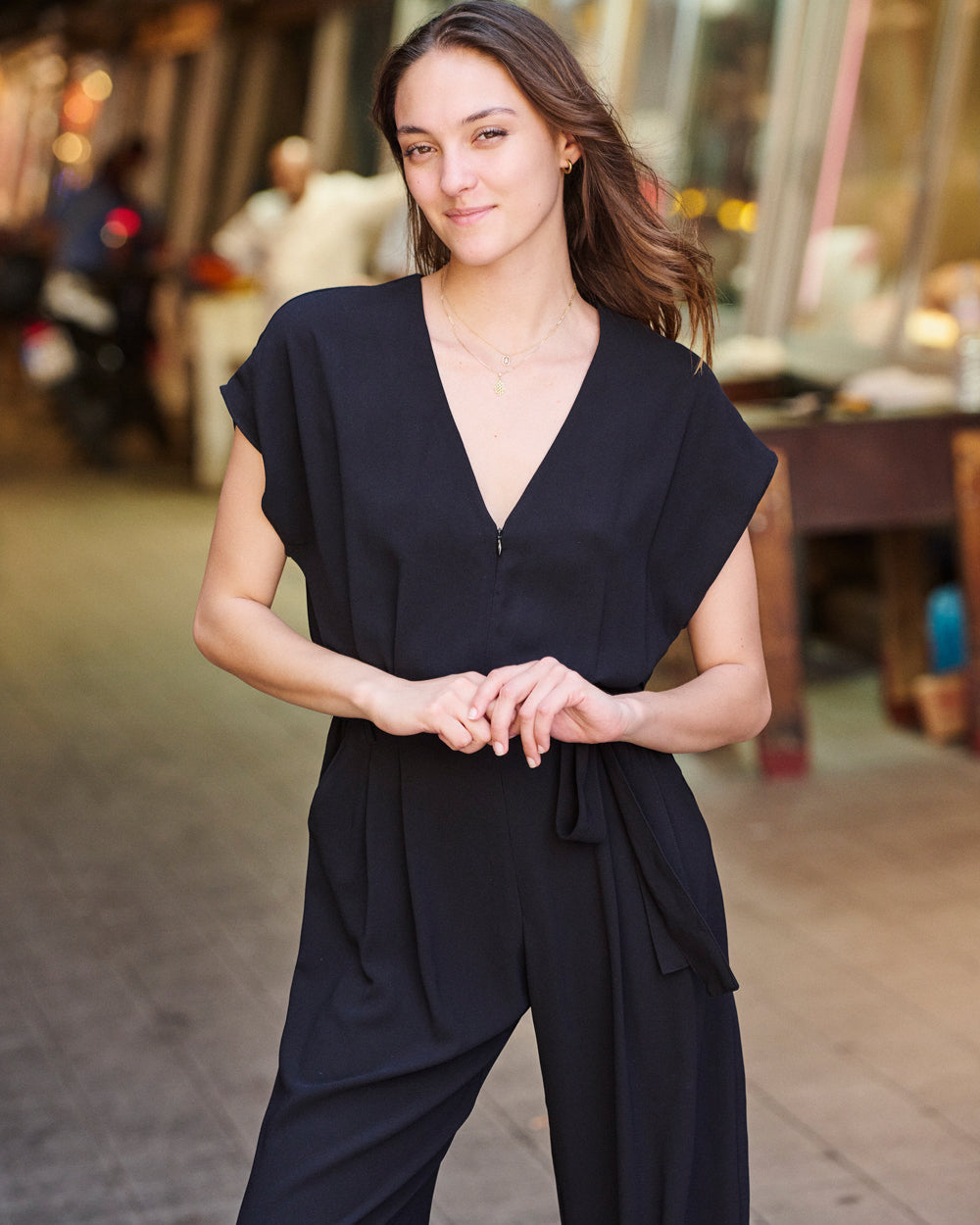 Oum black jumpsuit