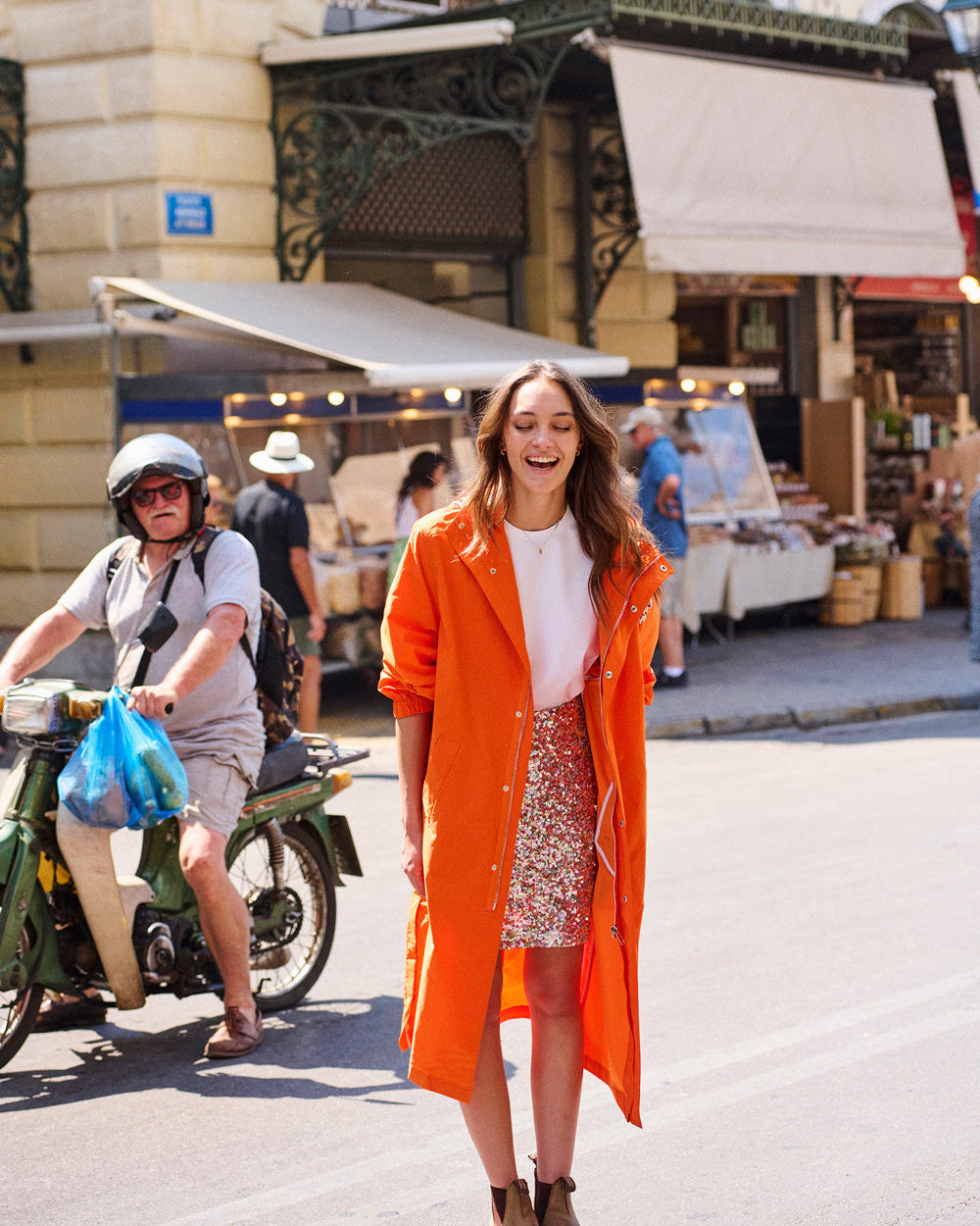 Parka Gia orange