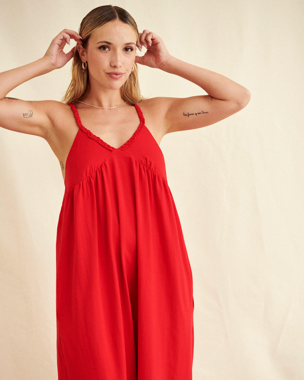 Robe Rosanne rouge