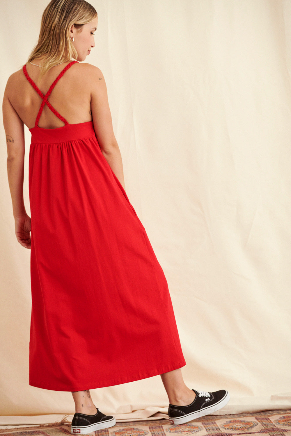 Robe Rosanne rouge