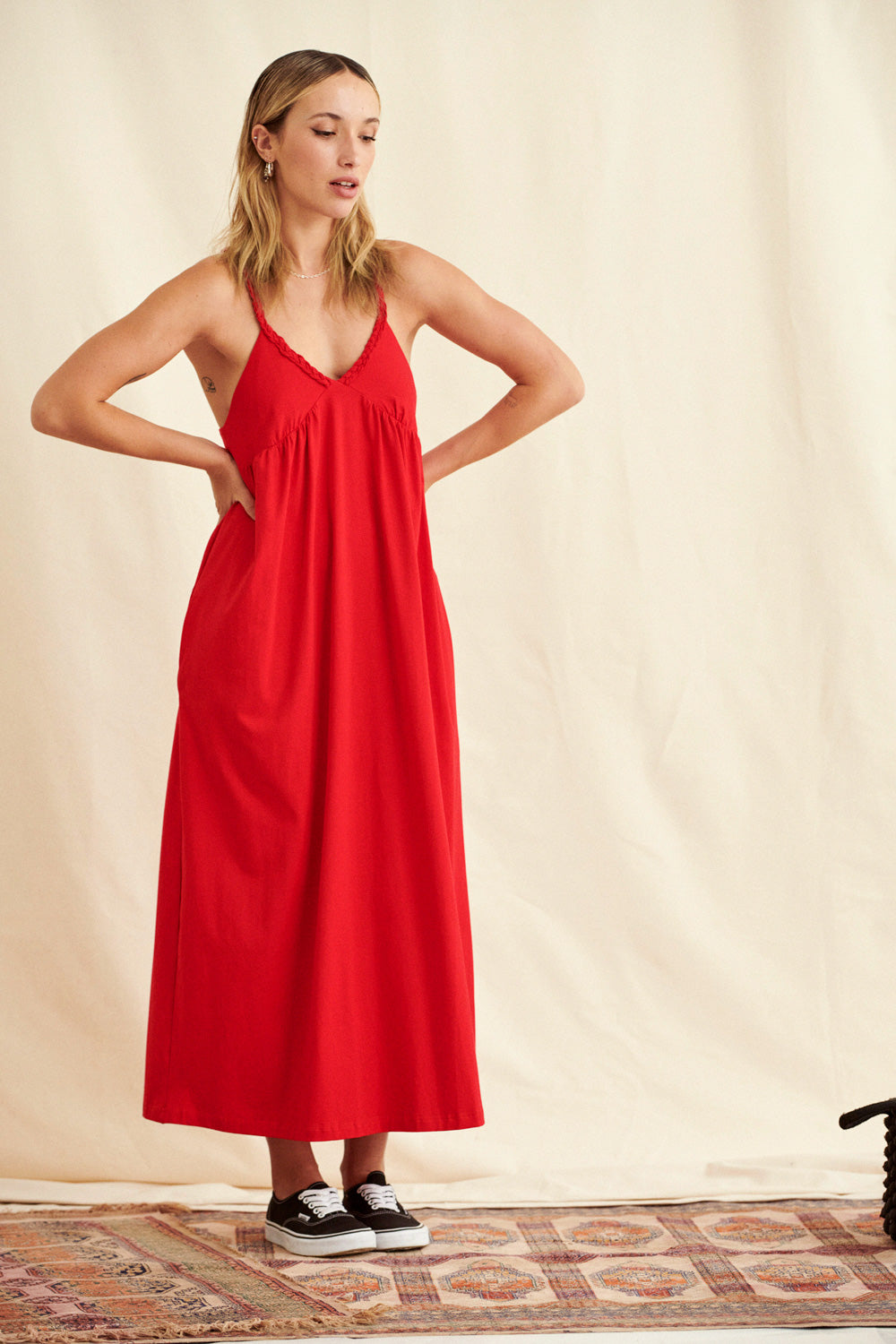 Robe Rosanne rouge