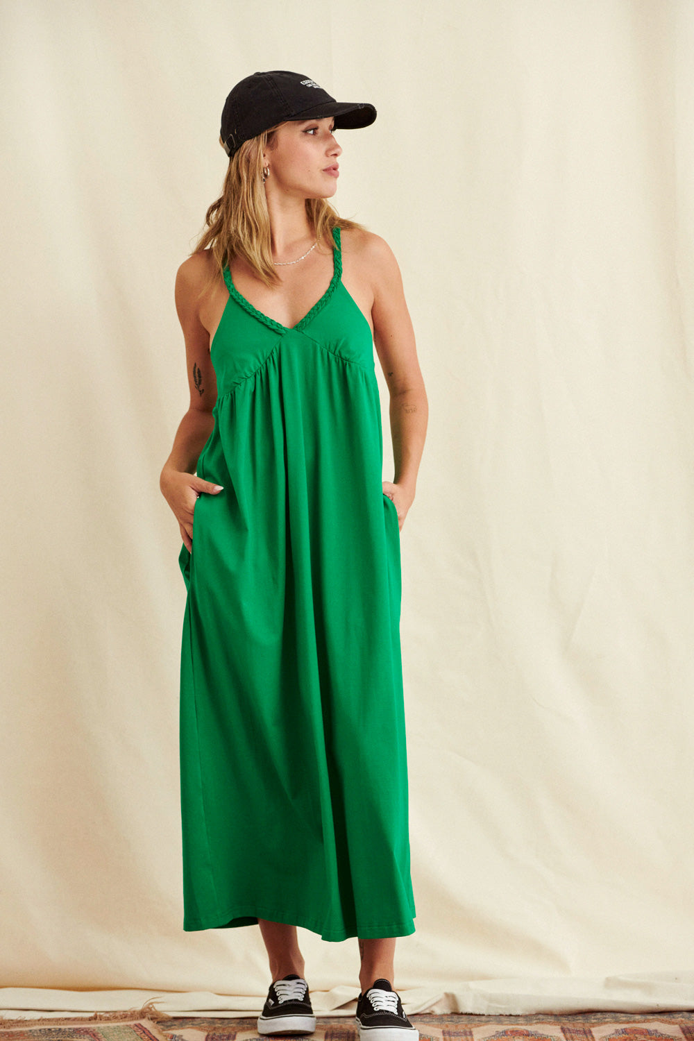 Robe Rosanne verte