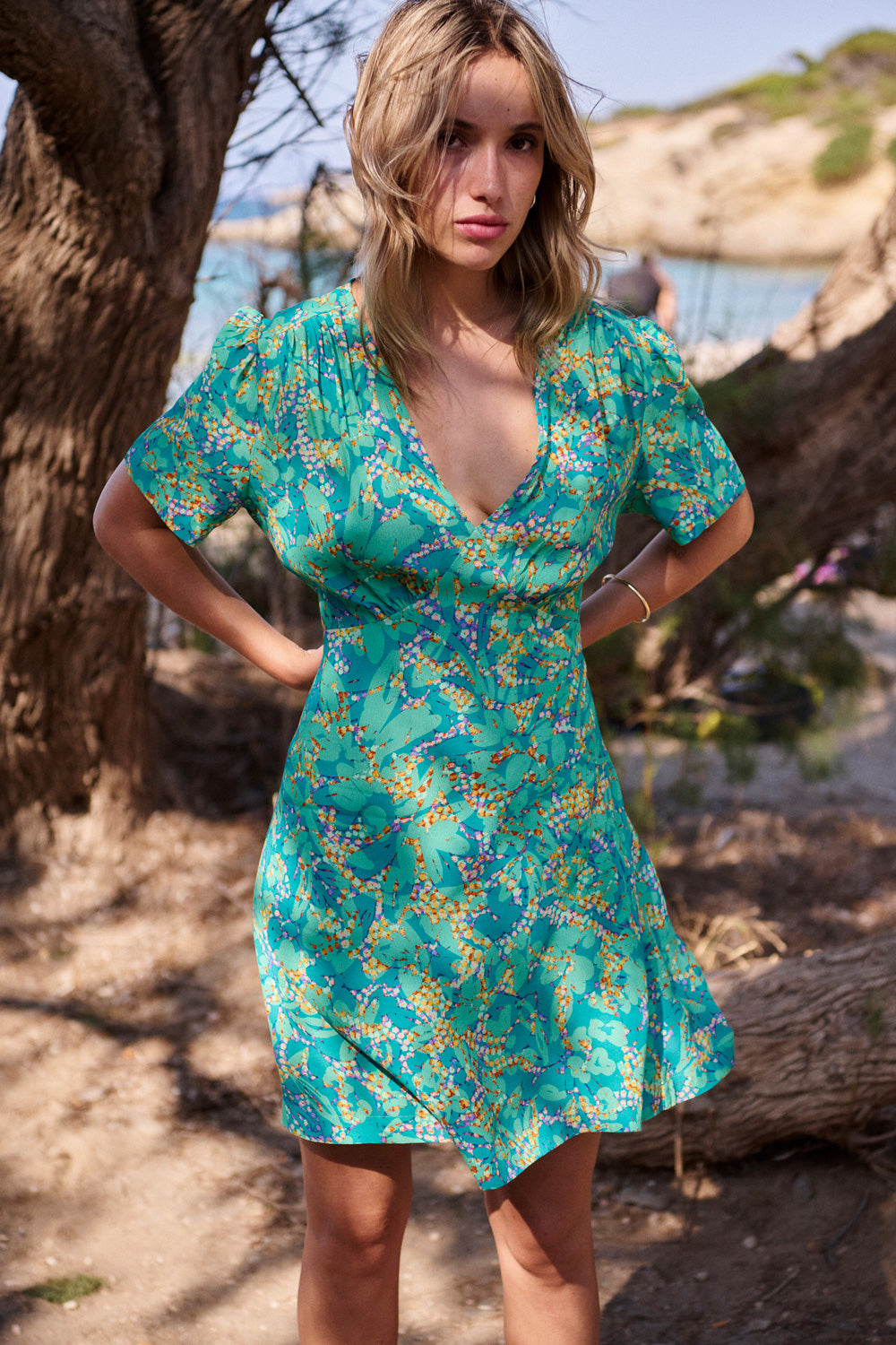 Rejane Lagune print dress