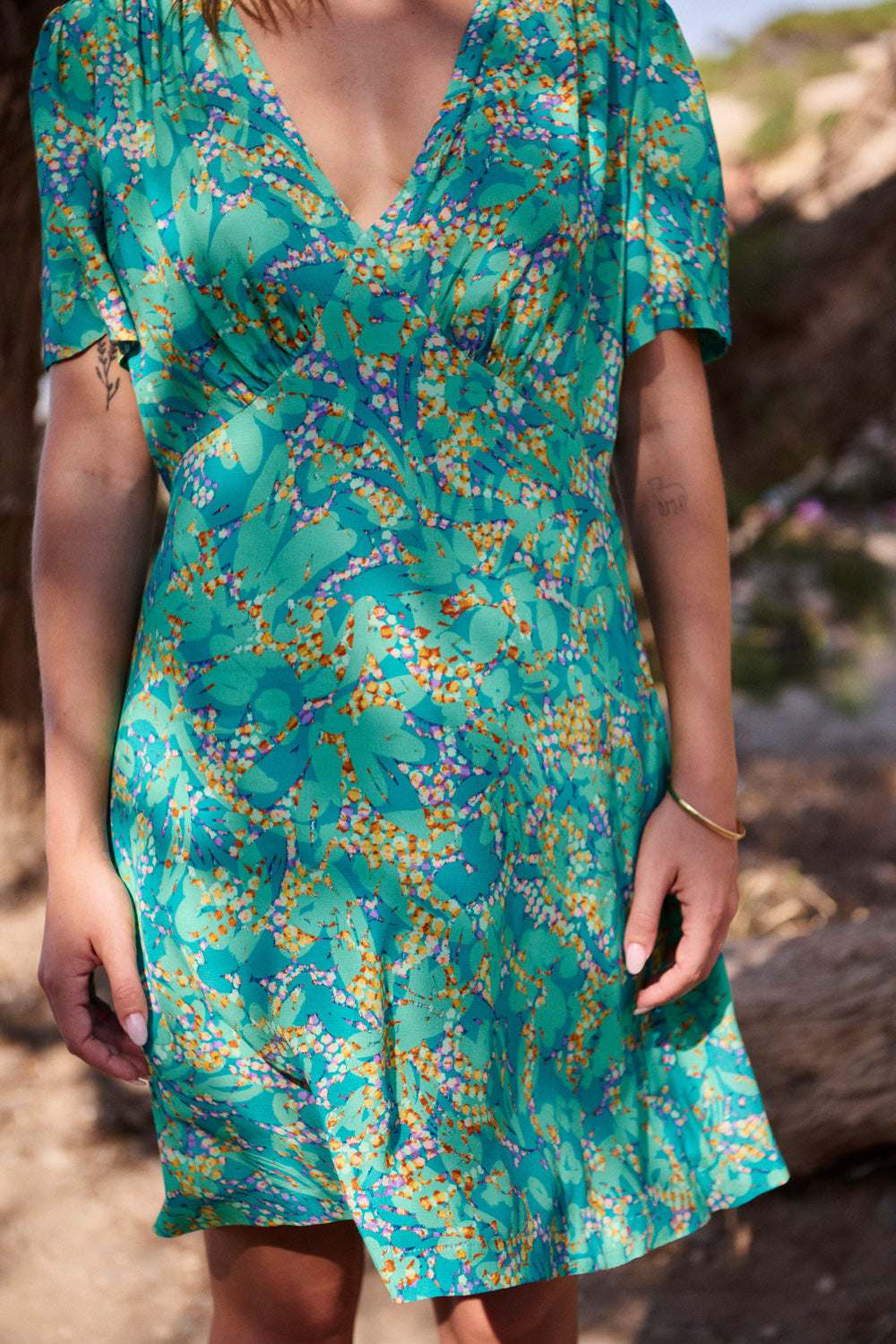 Rejane Lagune print dress