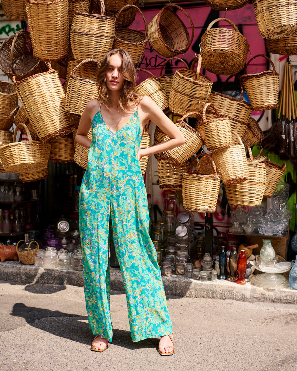 Olena Laguna print jumpsuit
