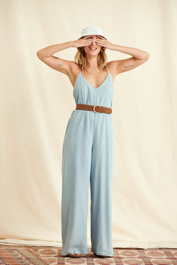 Olena blue jumpsuit