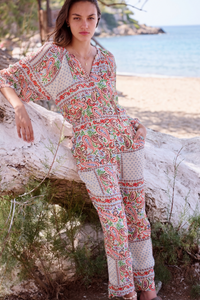 Oumou cachemeere print jumpsuit