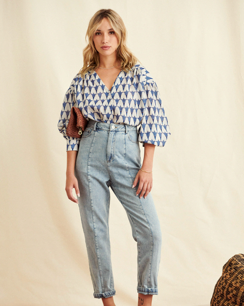 Blouse Baloo • Tulipes Bleues