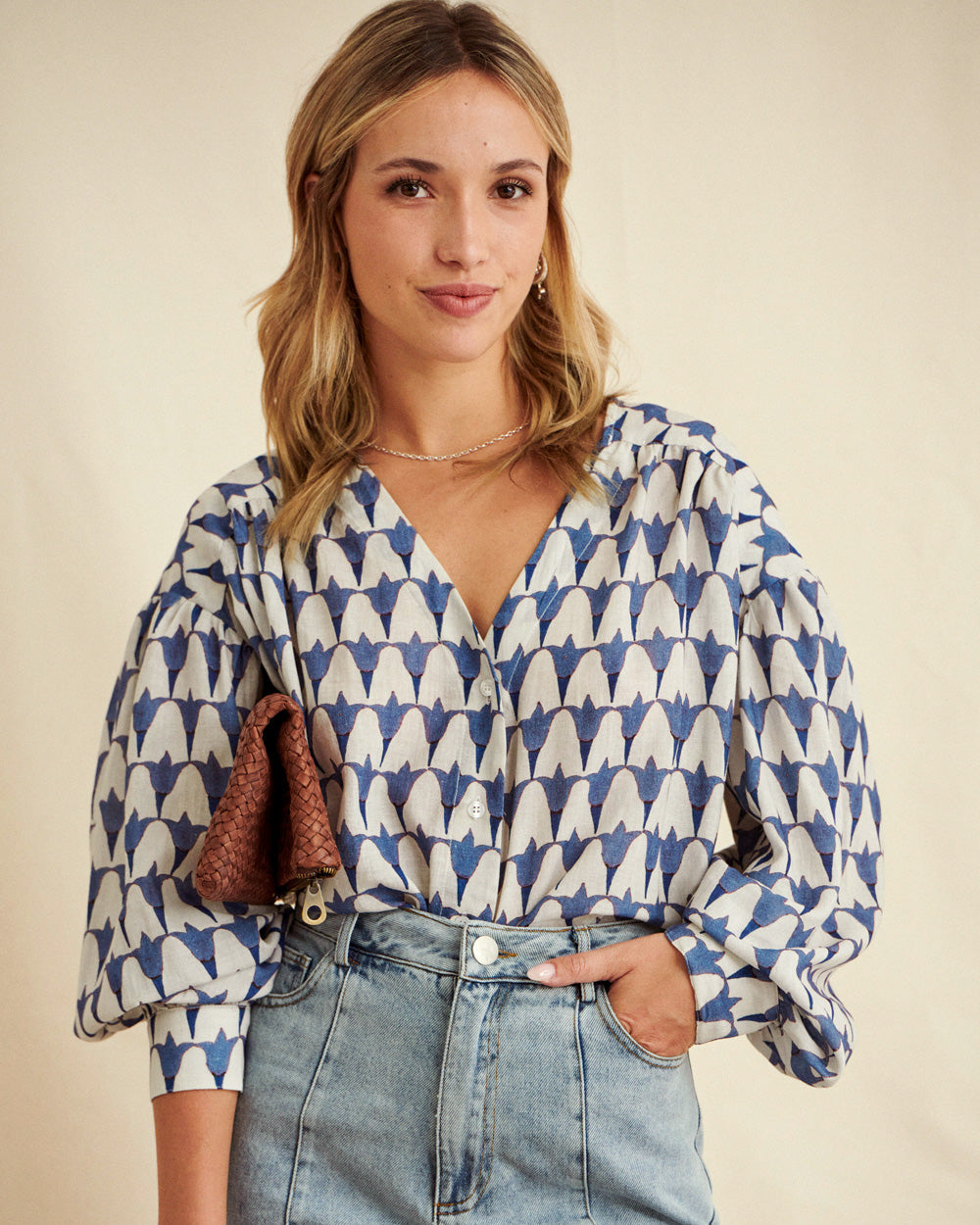 Blouse Baloo • Tulipes Bleues