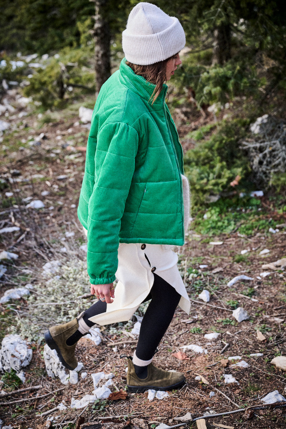 Doudoune Gizele verte